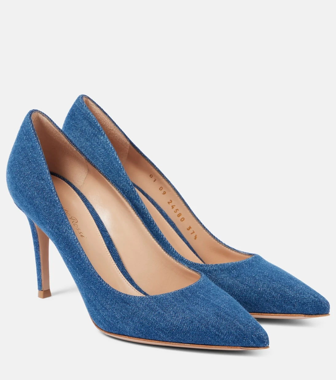 Gianvito Rossi - Gianvito 85 denim pumps