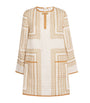 Zimmermann Nude Linen Tunic Mini Dress