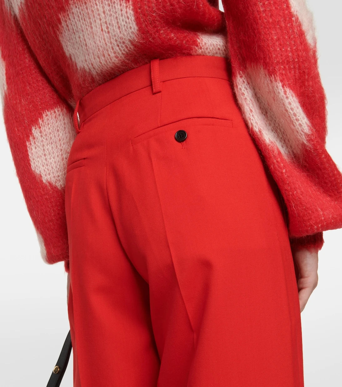 Marni - بنطلون صوف بقصة مستدقة