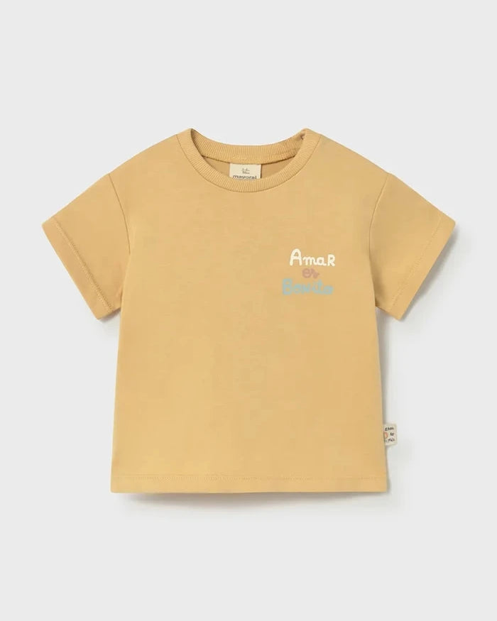 Бебешка памучна тениска Mayoral Newborn
