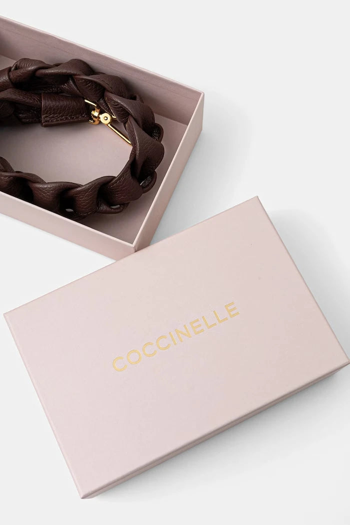 Coccinelle kadın deri çanta askısı