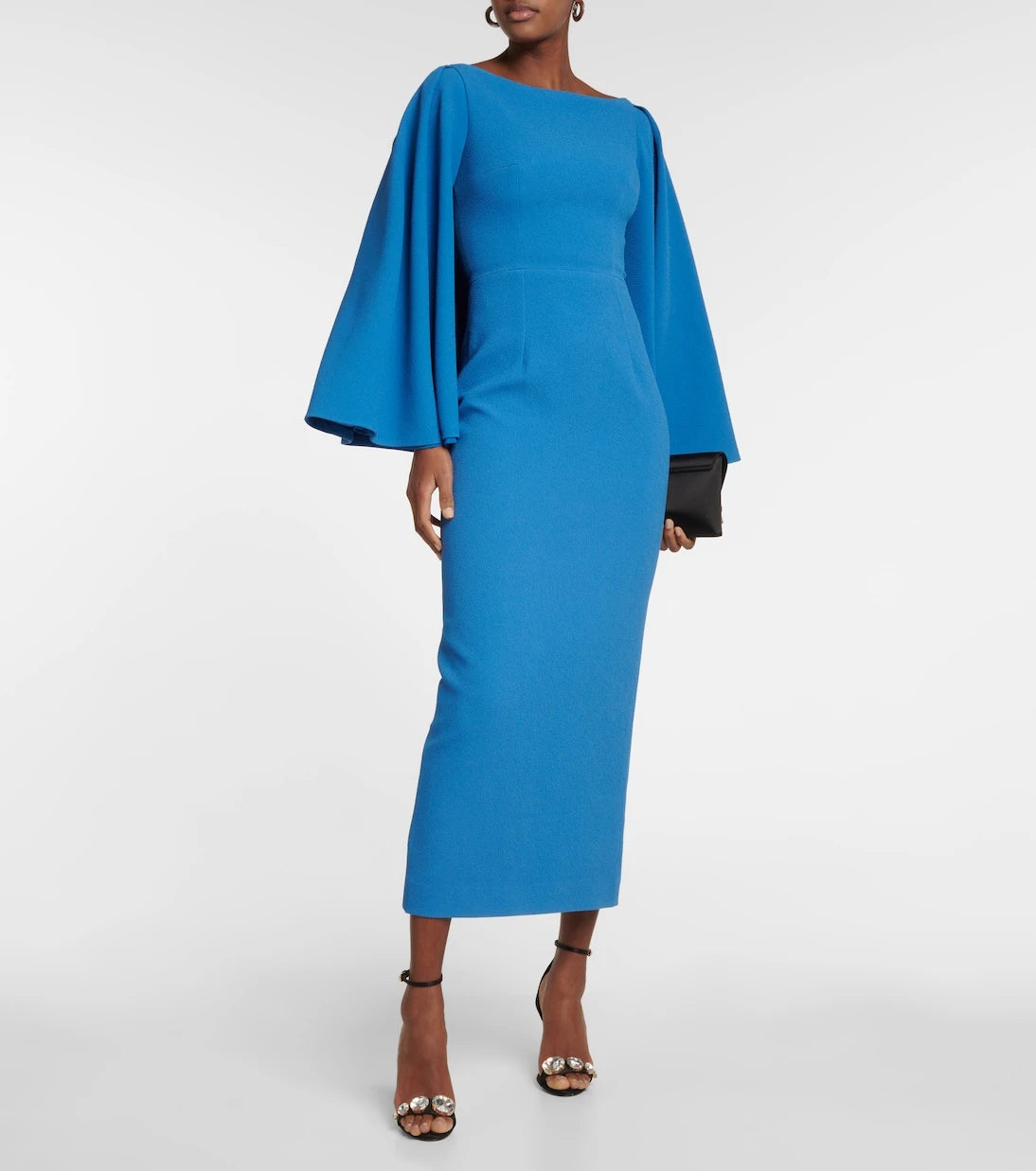 Emilia Wickstead - Niesha crêpe midi dress