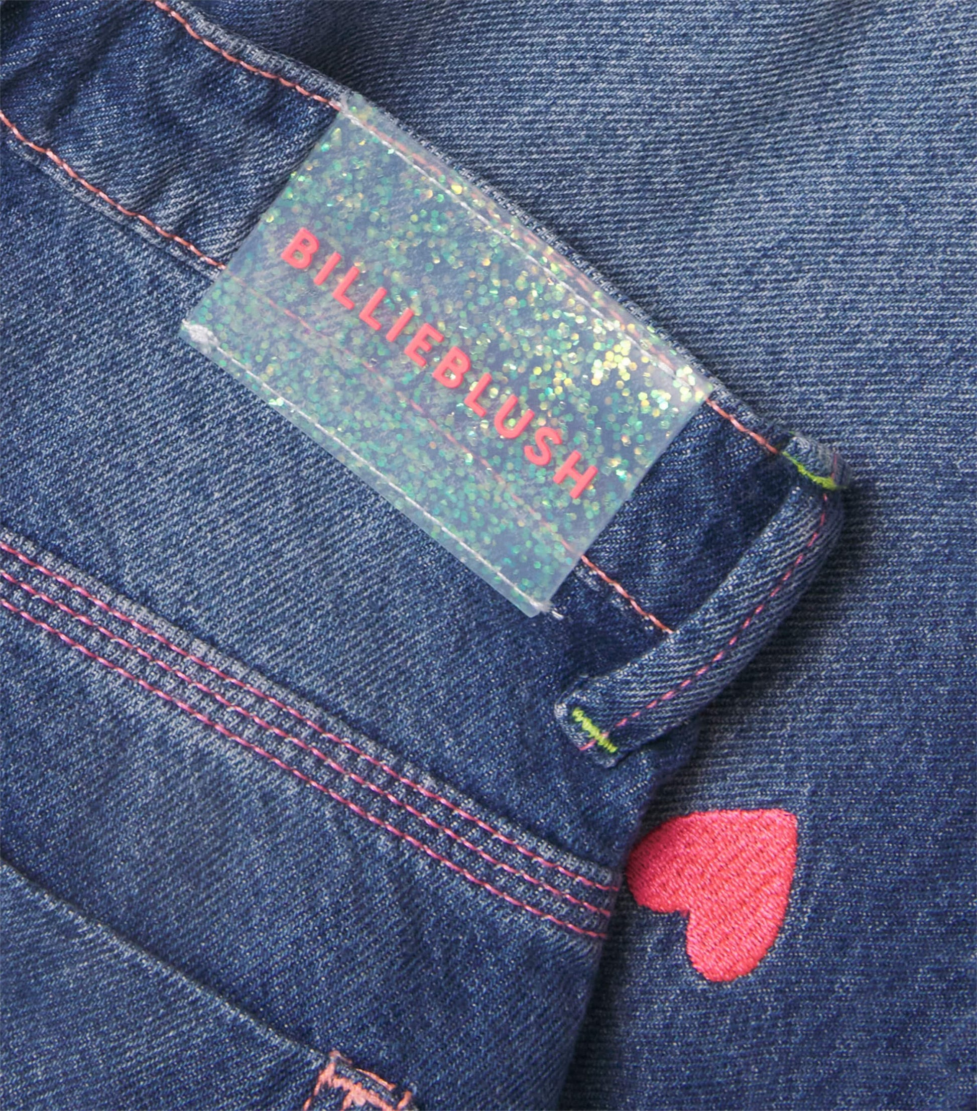 Heart-Detail Jeans (2-6 Years)