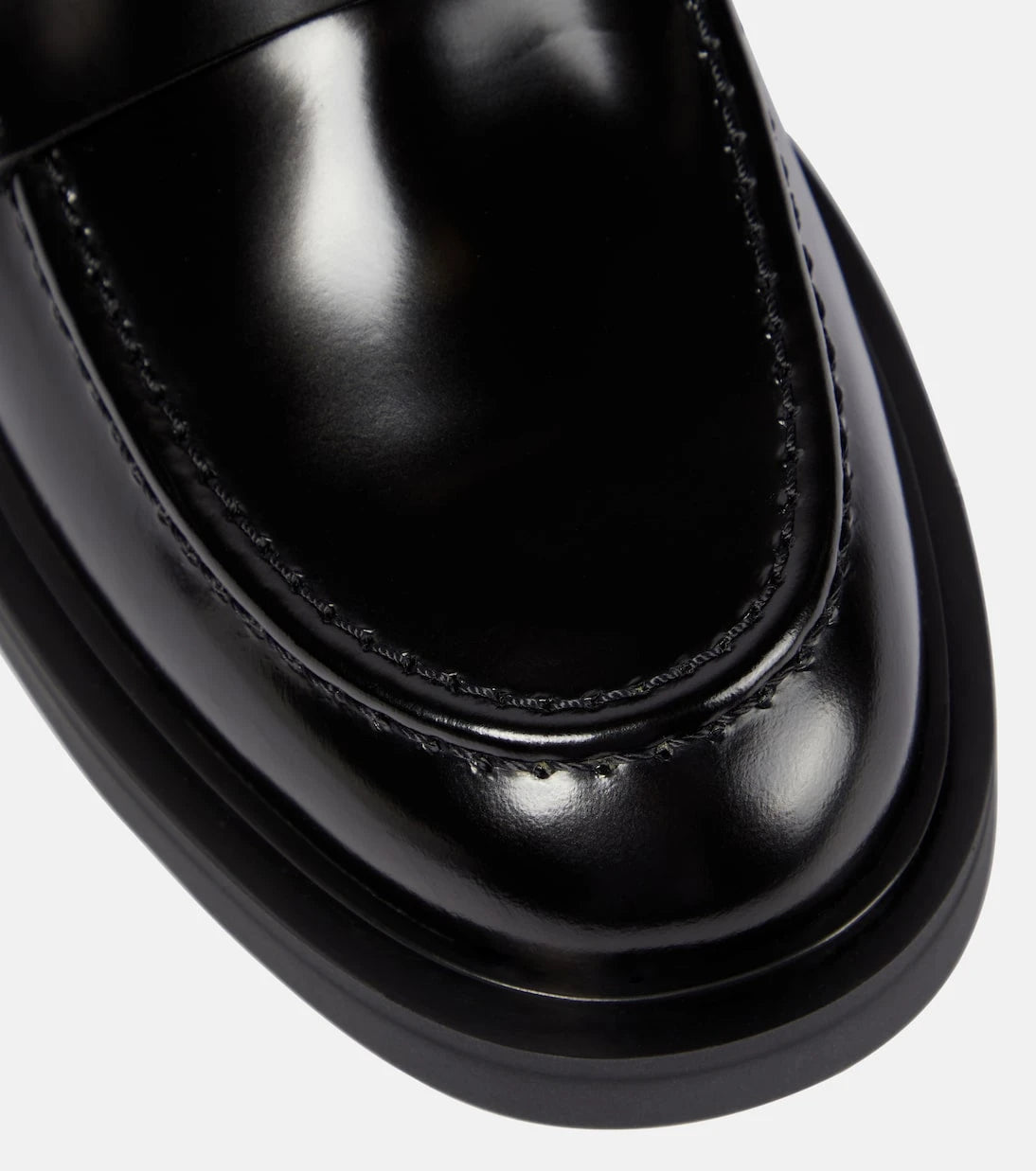 Gianvito Rossi - Harris leather loafers
