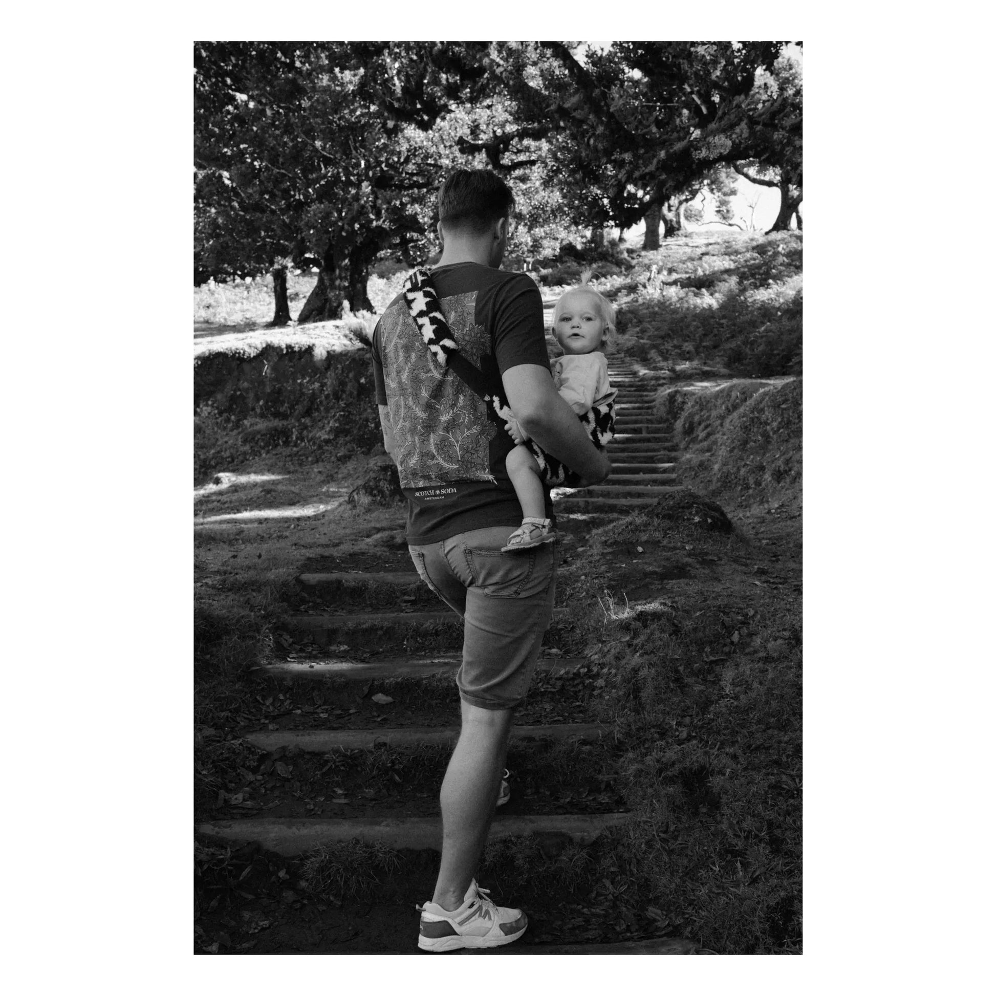 Wildride - Baby carrier teddy | Noir/Blanc
