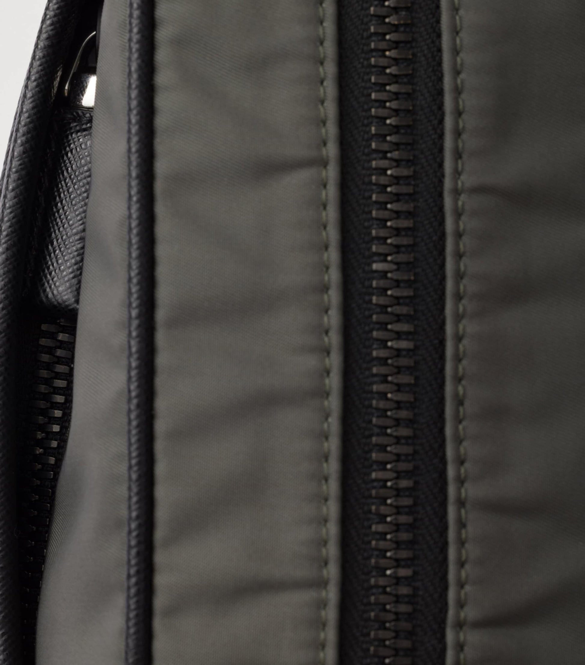 Prada Re-Nylon Saffiano leather-Trim Shoulder Bag