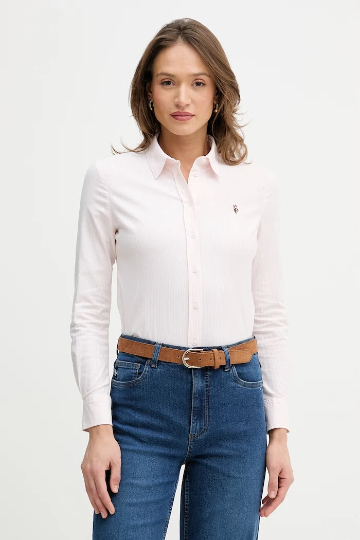 Риза U.S. Polo Assn. STRIPE STRETCH CLASSIC FIT OXFORD