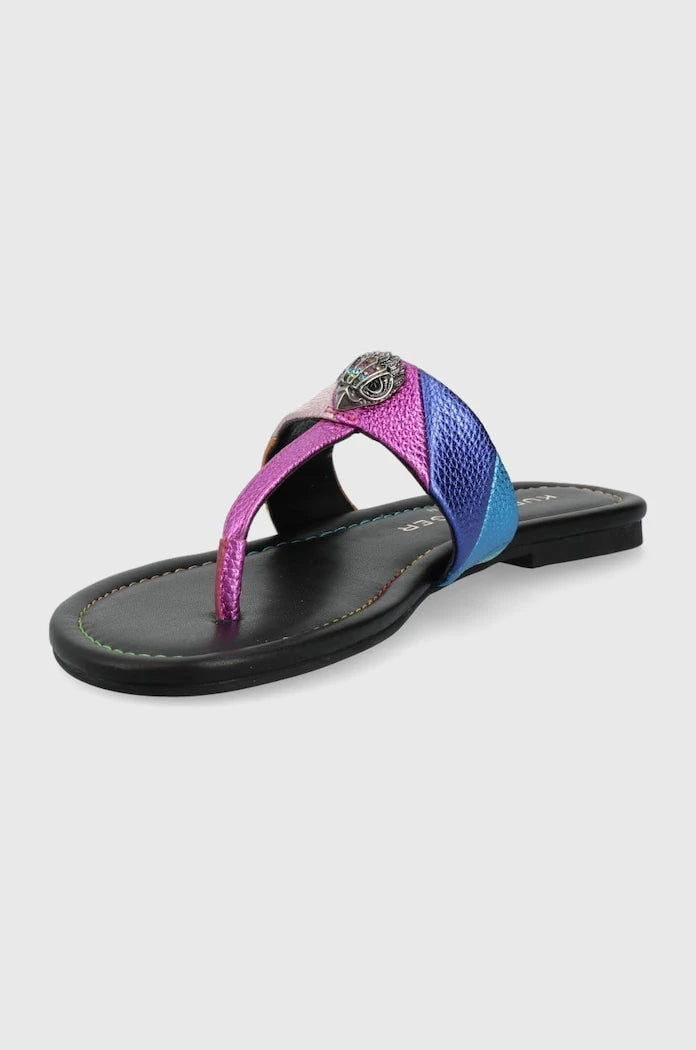 Kurt Geiger London Kensington T-Bar Deri Terlik