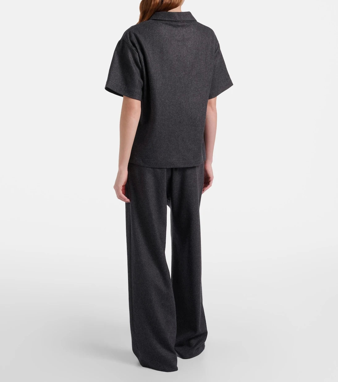Asceno - Austin wool and cashmere wide-leg pants