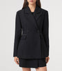 Black Double-Breasted Mimi Blazer