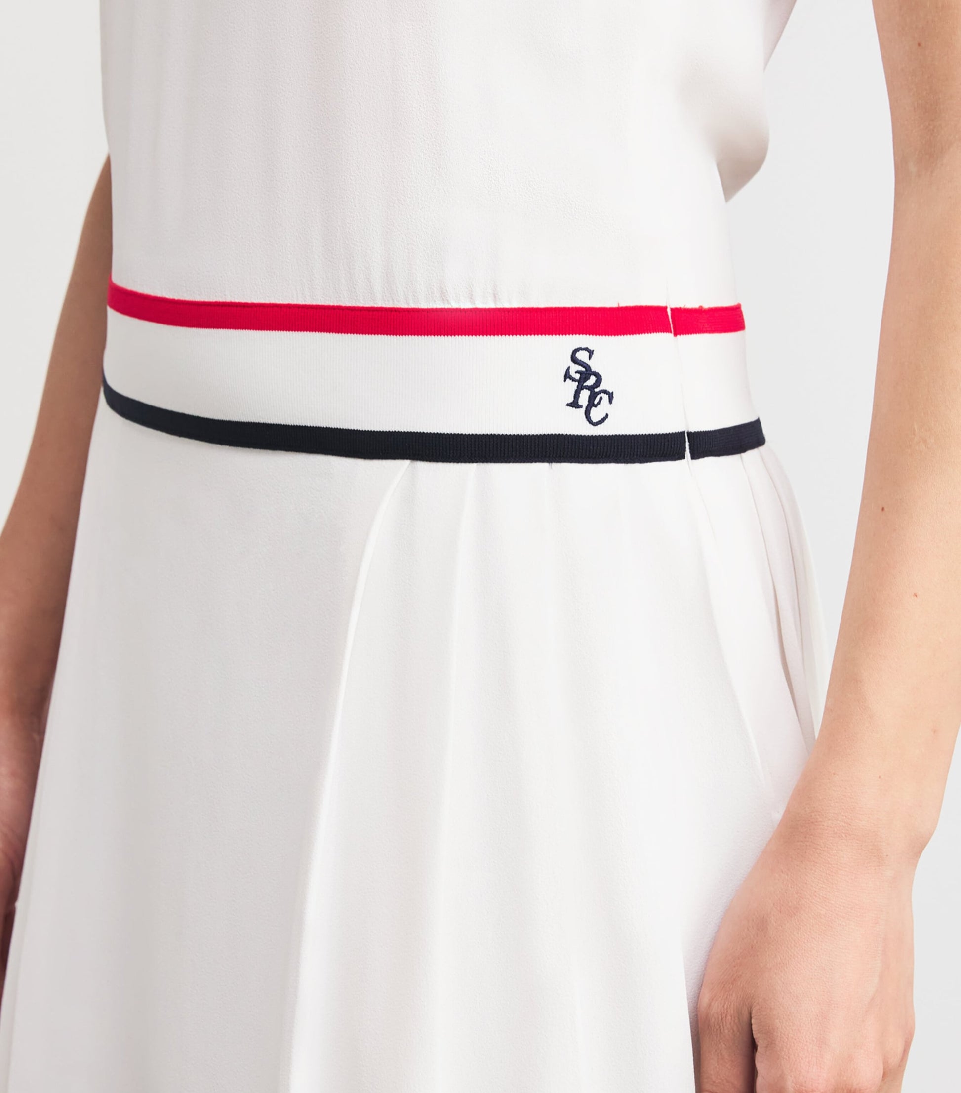 Sporty & Rich White Phoebe Tennis Dress