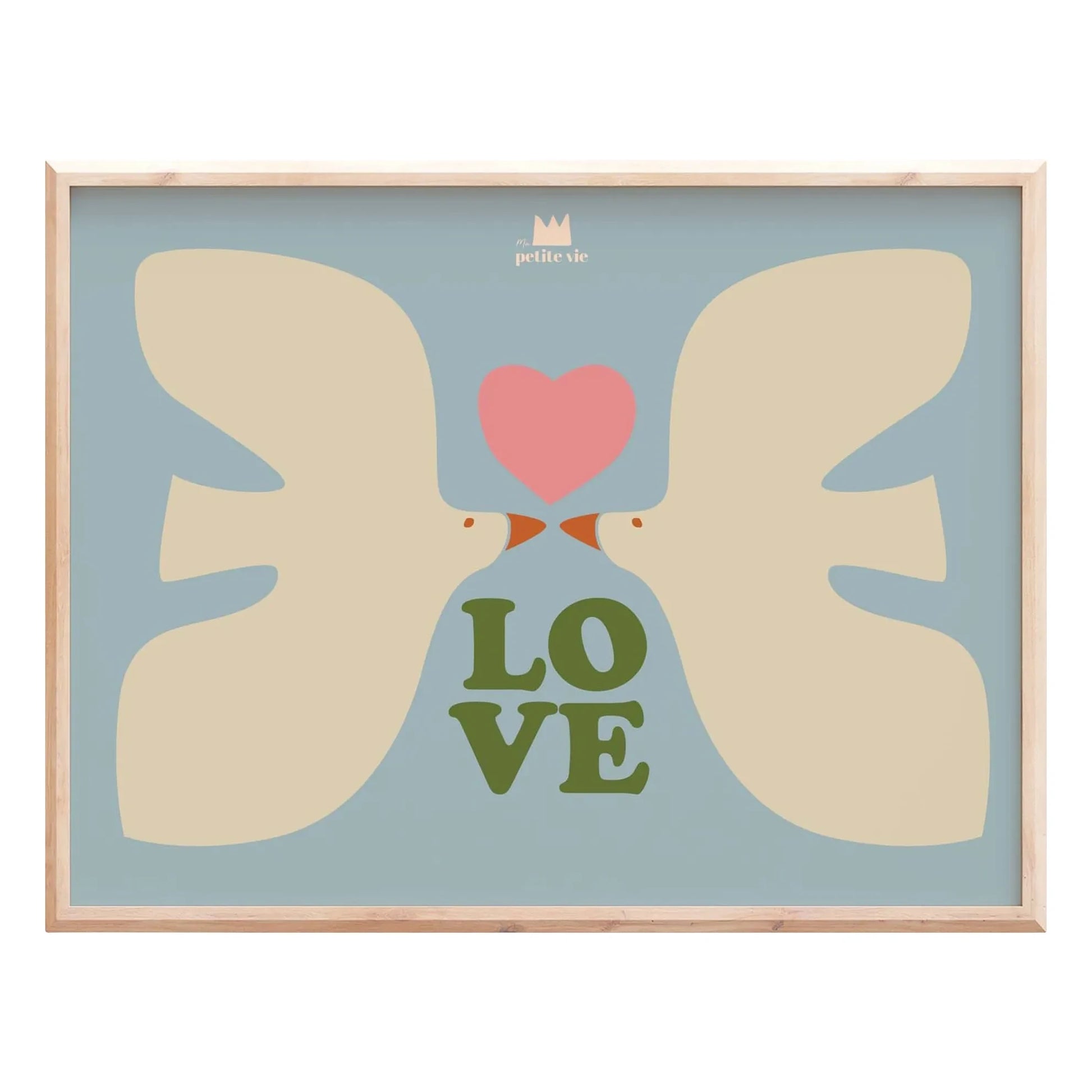 Ma petite vie - Love birds poster