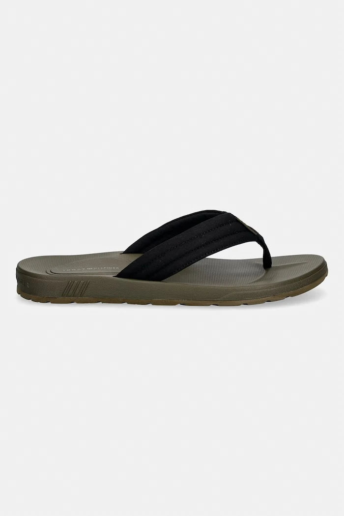 Tommy Hilfiger Erkek Parmak Arası Terlik MOLDED HILFIGER LTH BEACH SANDAL