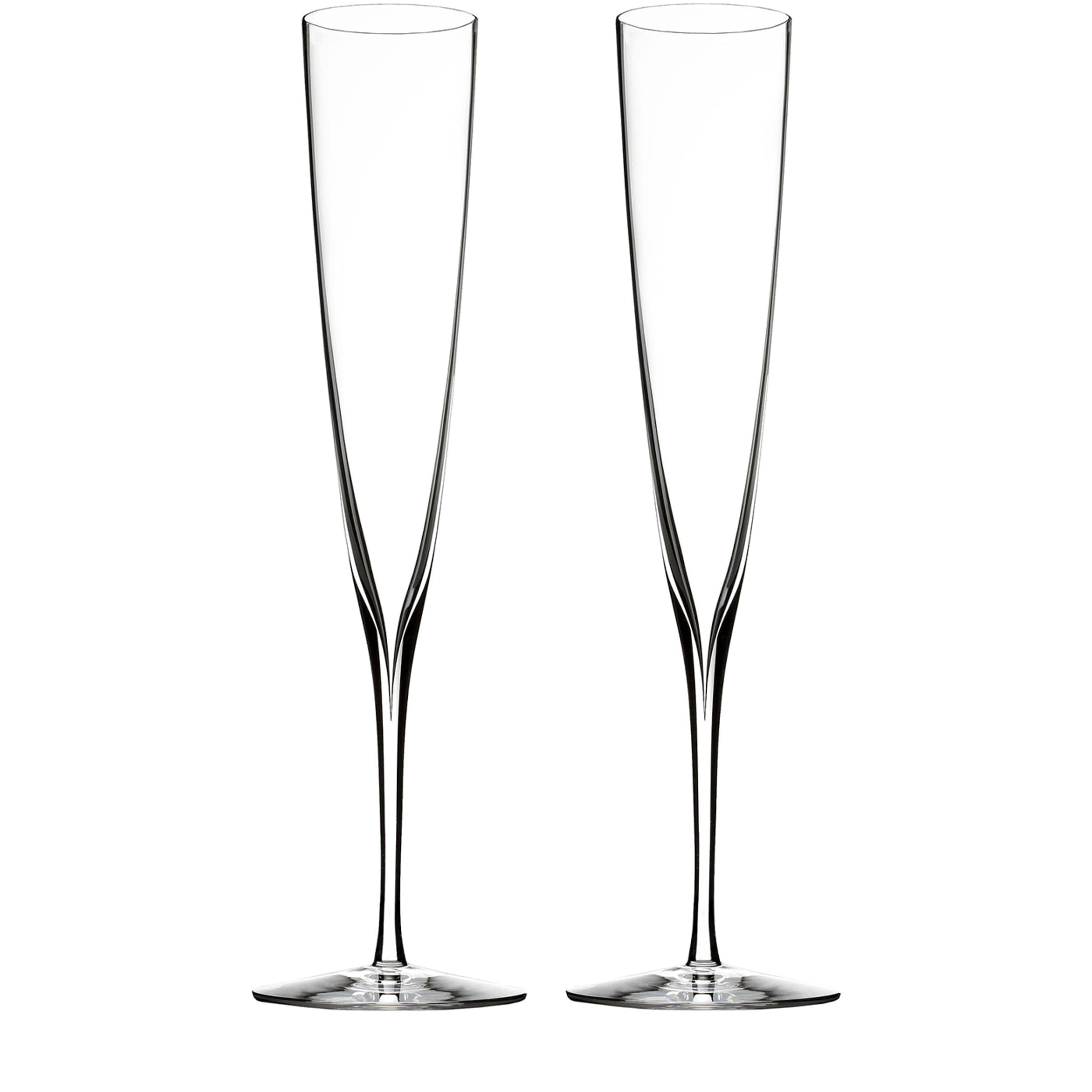 Elegance Champagne Trumpet FlutesSet of 2