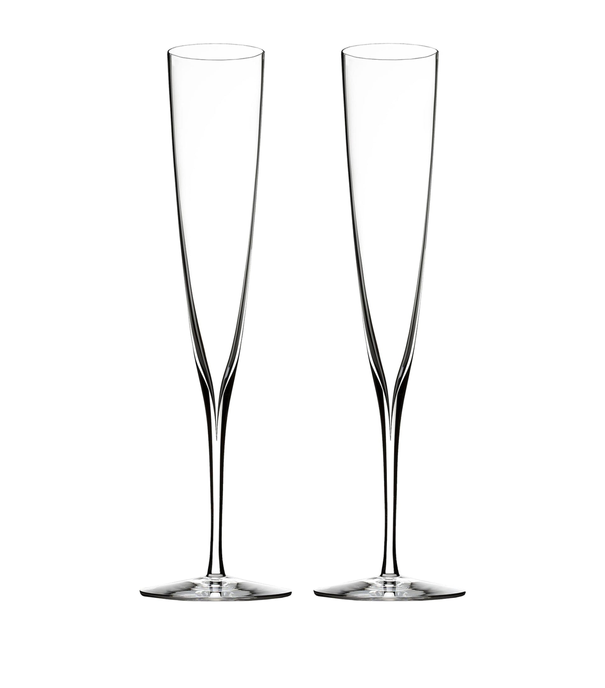 Elegance Champagne Trumpet FlutesSet of 2