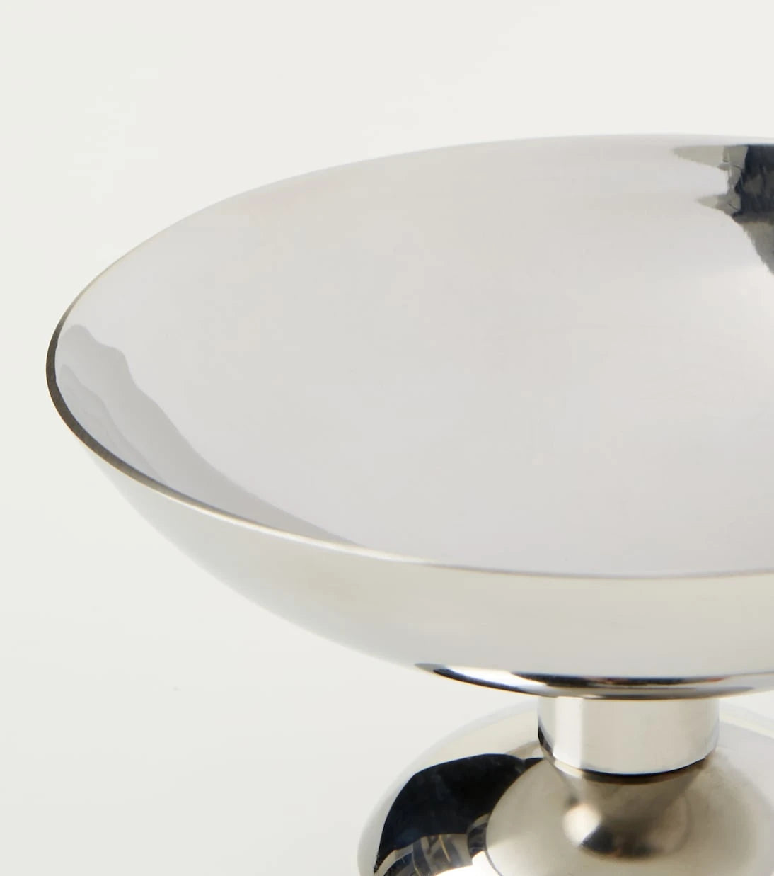 Louise Roe - Low stainless steel champagne coupe glass