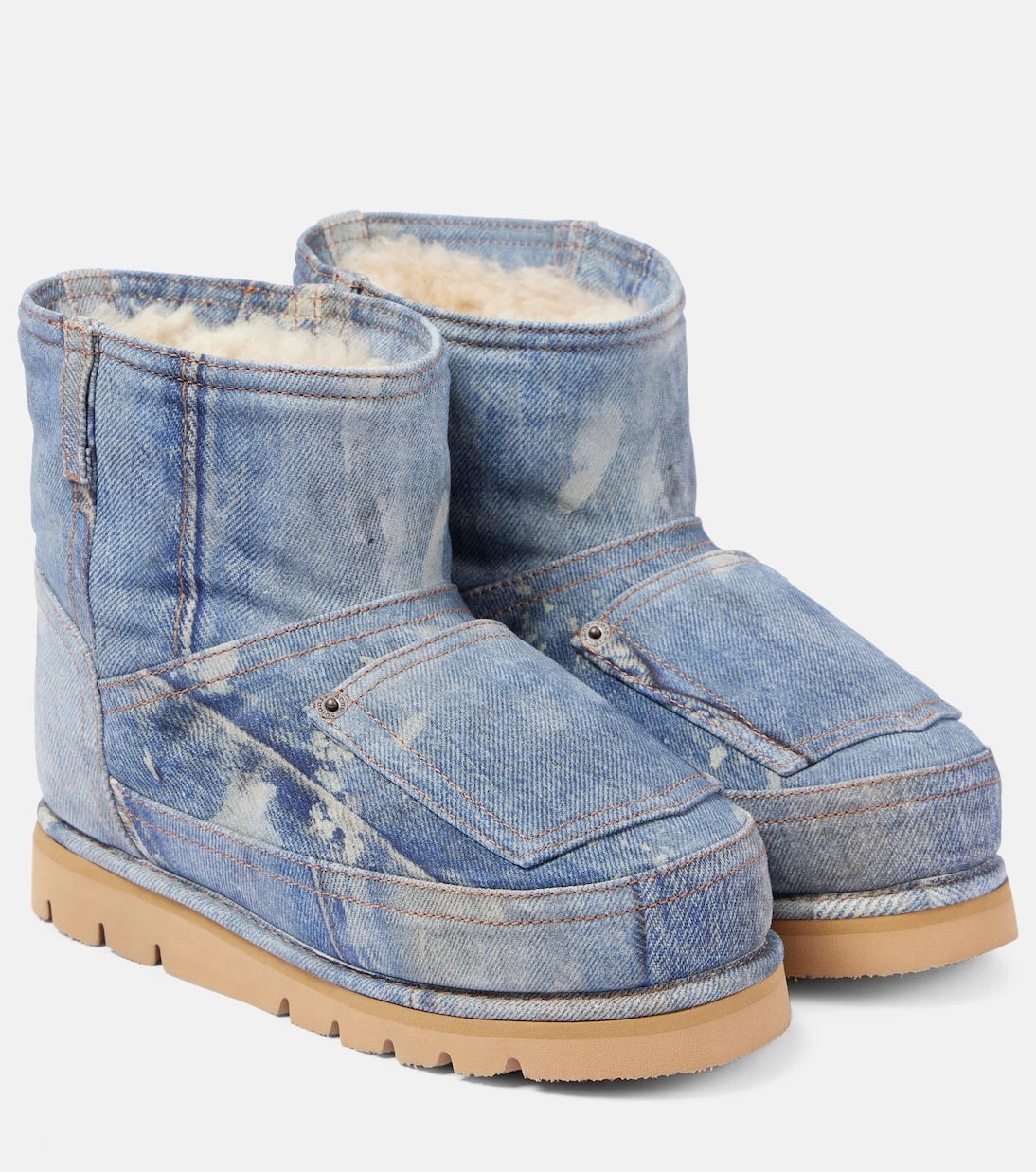 Acne Studios - Batter shearling-lined boots