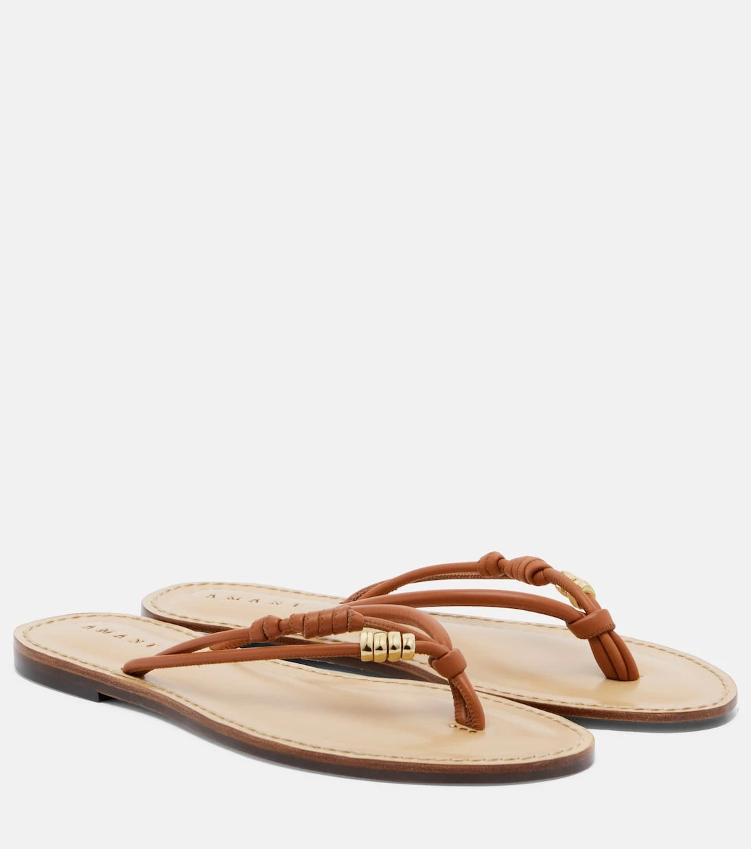 Amanu - Kiwayu leather thong sandals