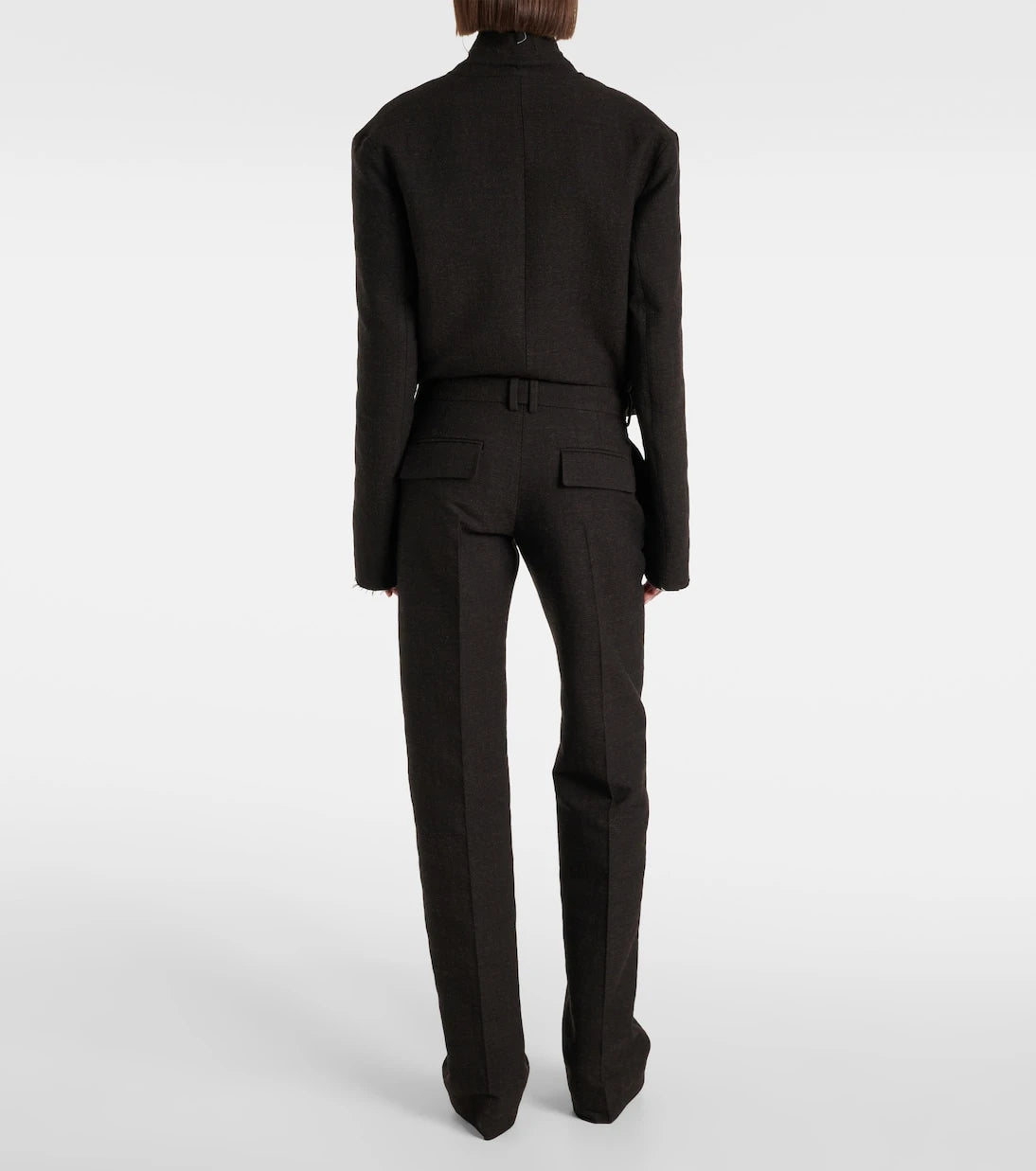 The Row - Selvie cotton-blend straight pants