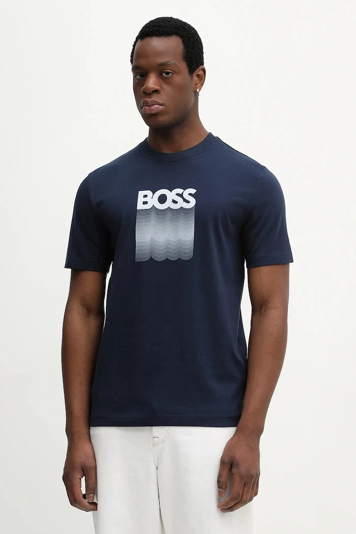 Памучна тениска BOSS Orange Te_Insignia