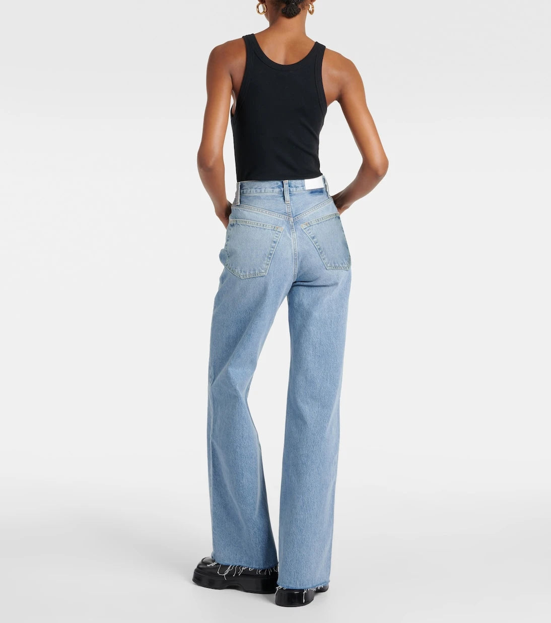 Re/Done - High-rise wide-leg jeans