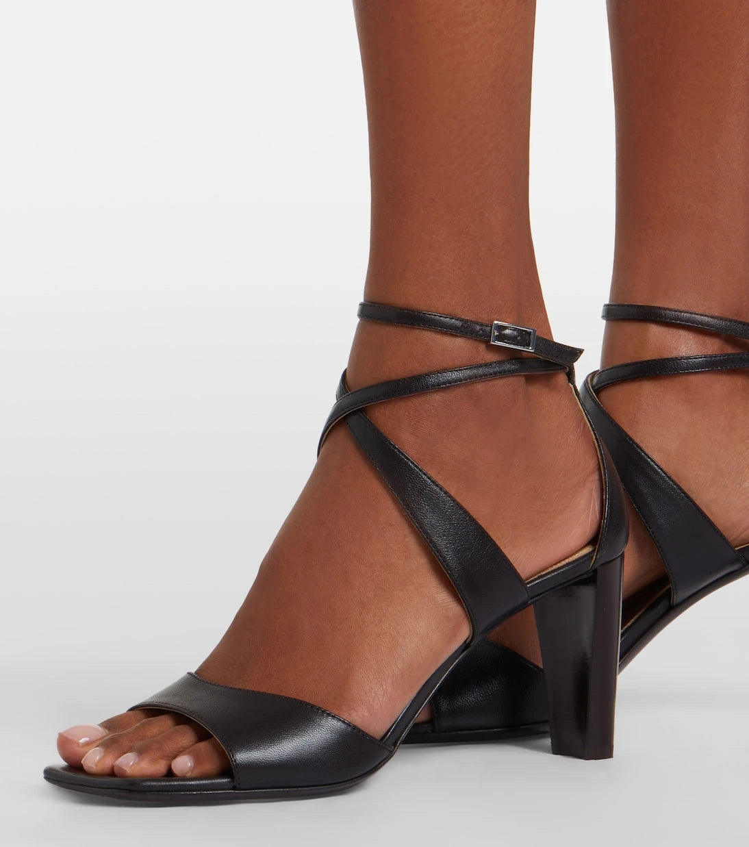 Lemaire - Cross leather sandals