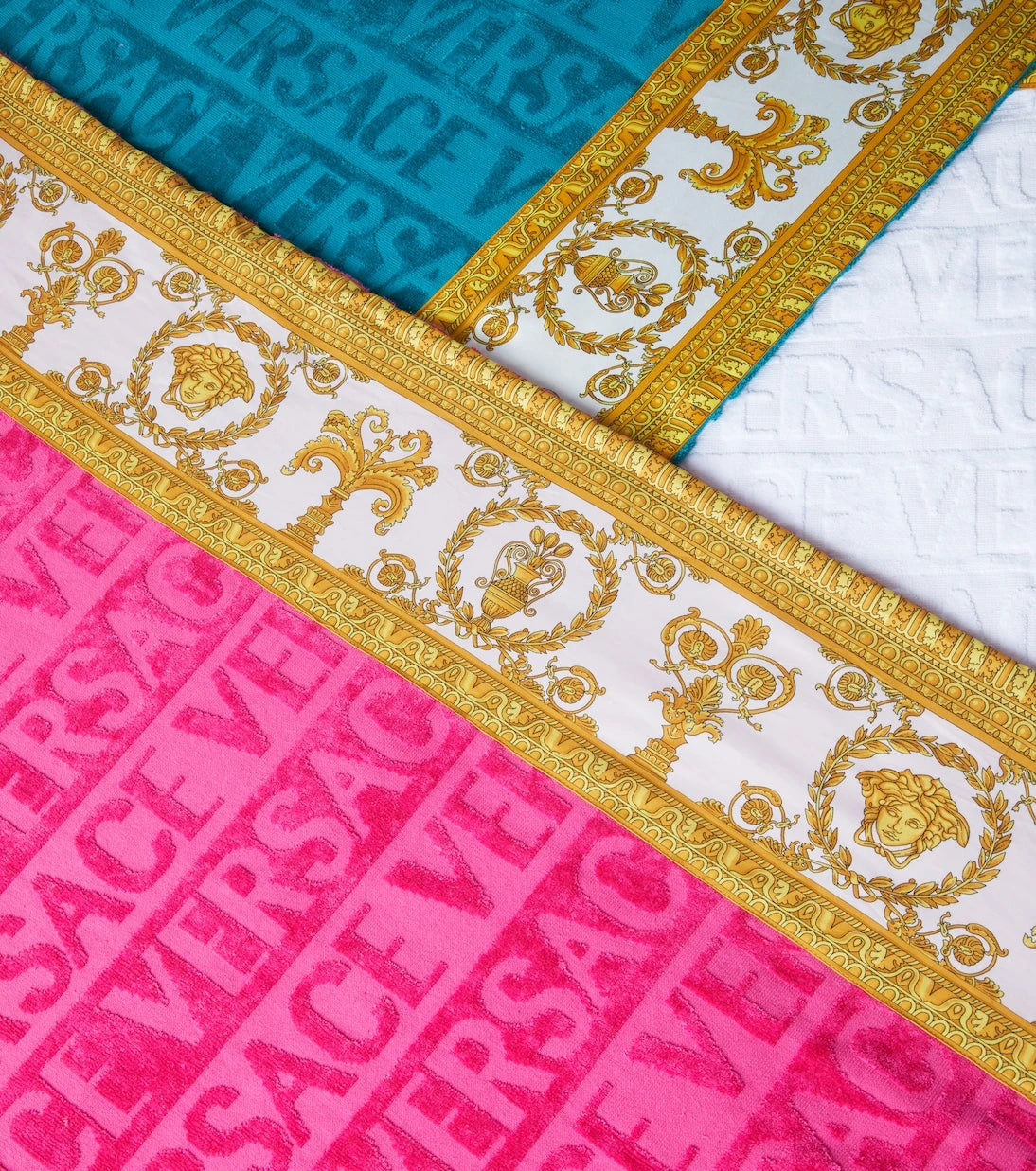 Versace Home - Versace Allover cotton terry beach towel