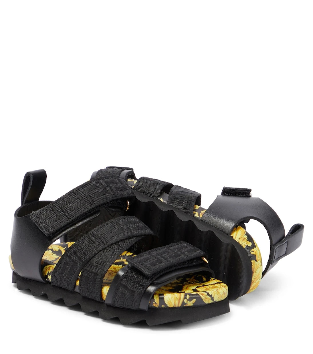 Versace Kids - Barocco Greca sandals