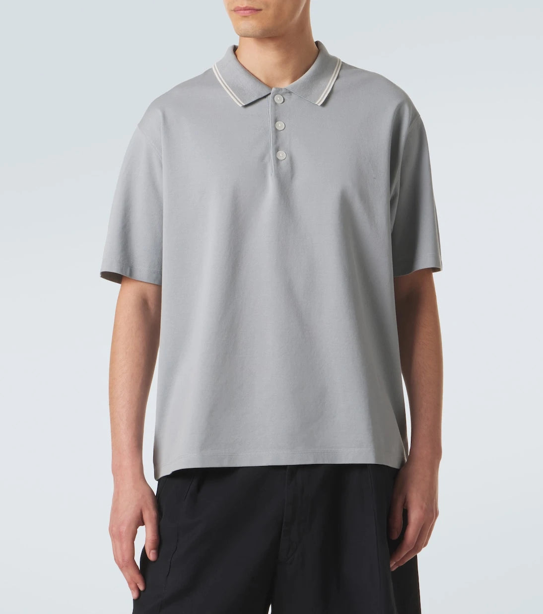 Frame - Cotton piqué polo shirt