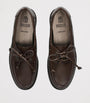 Brown Leather Boat Shoes