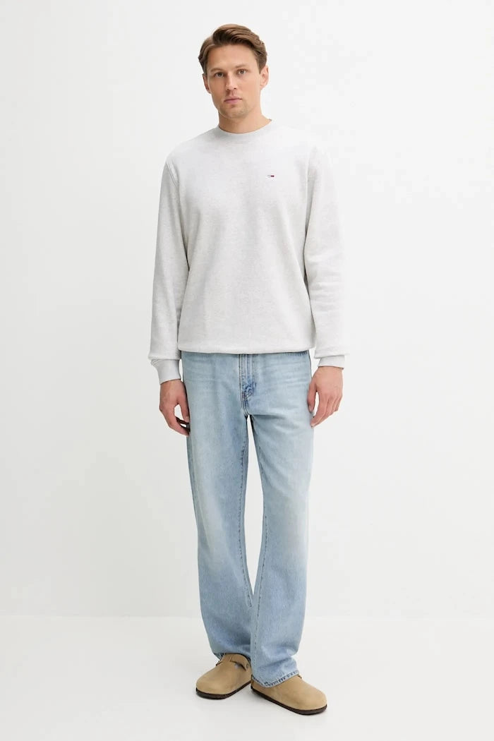 Tommy Jeans erkek pamuklu sweatshirt