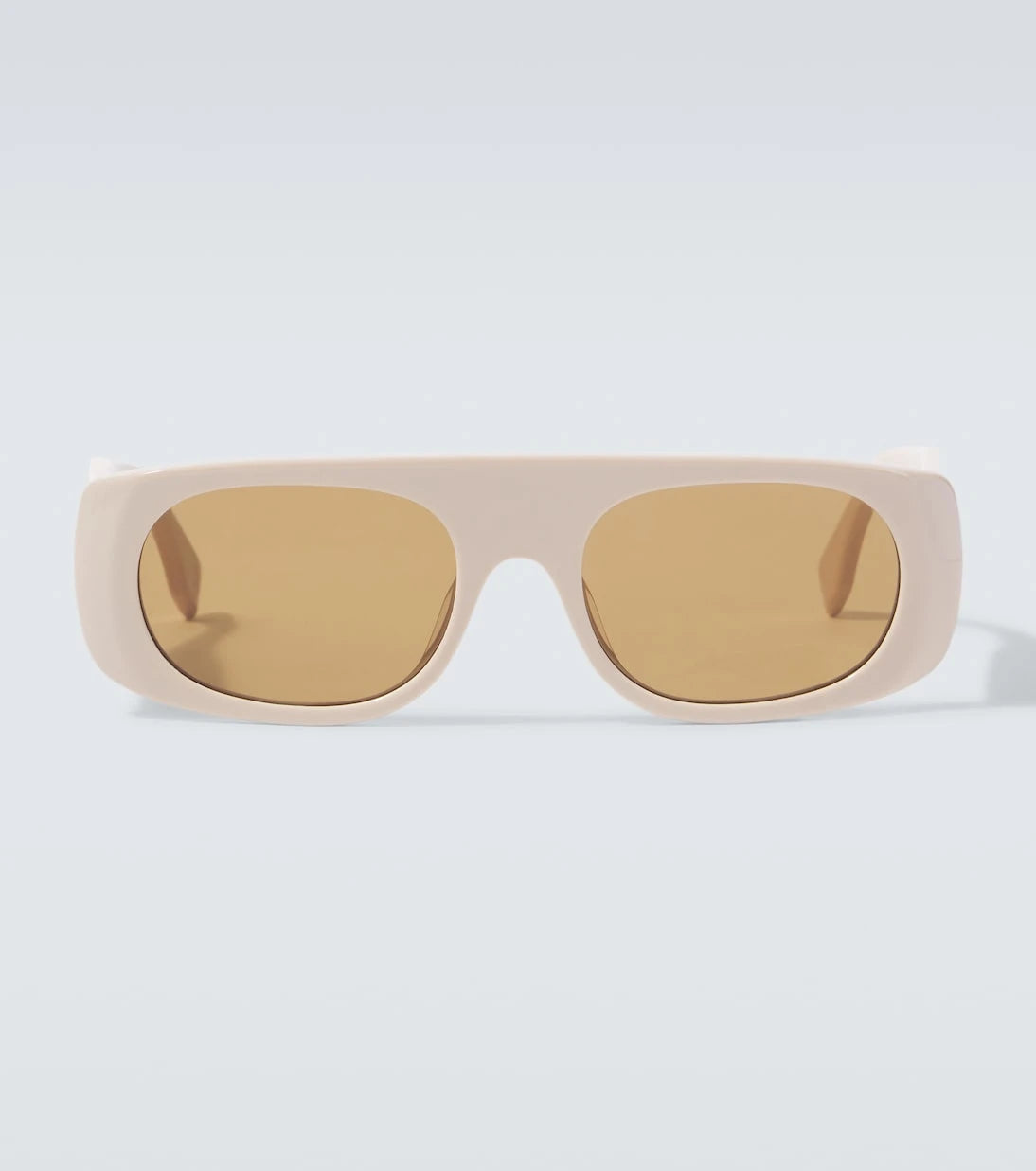 Fendi - Signature oval sunglasses