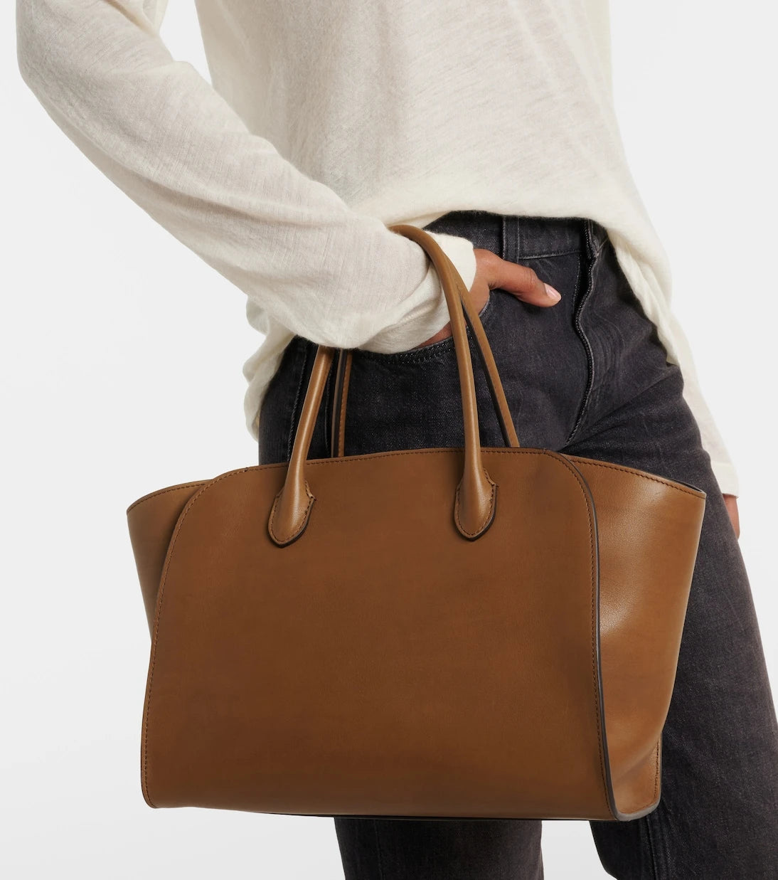 The Row - Marlo 12 leather tote bag
