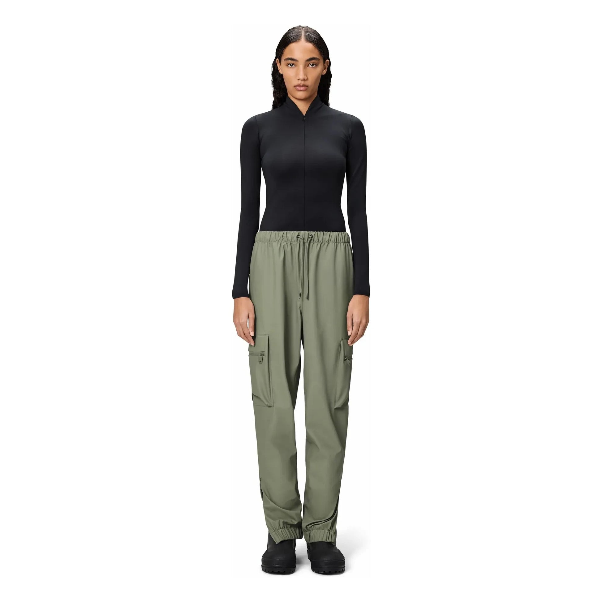 Rains - Waterproof Cargo Pants Regular W3 | Light khaki