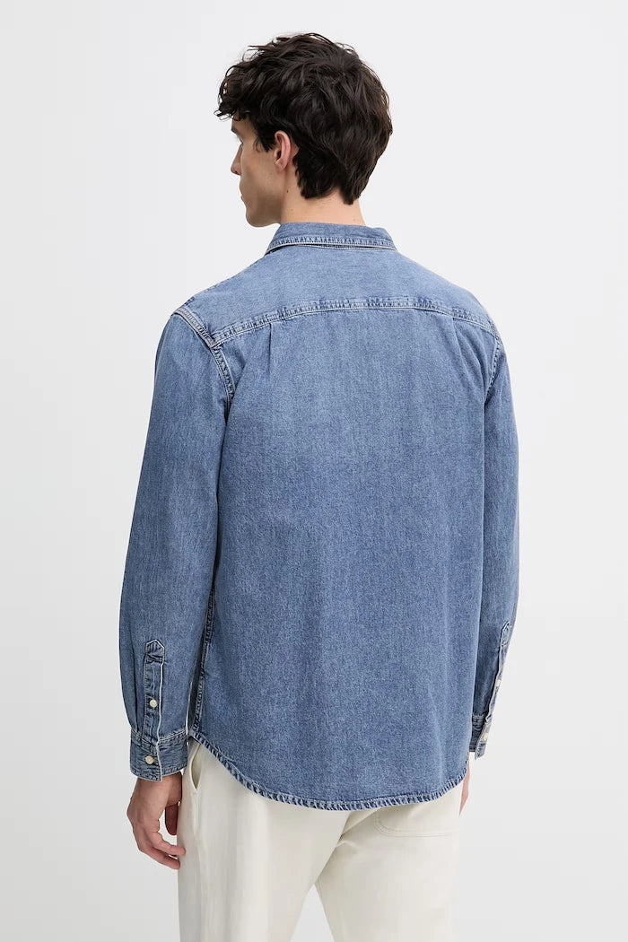 Calvin Klein Jeans риза мъжка от деним