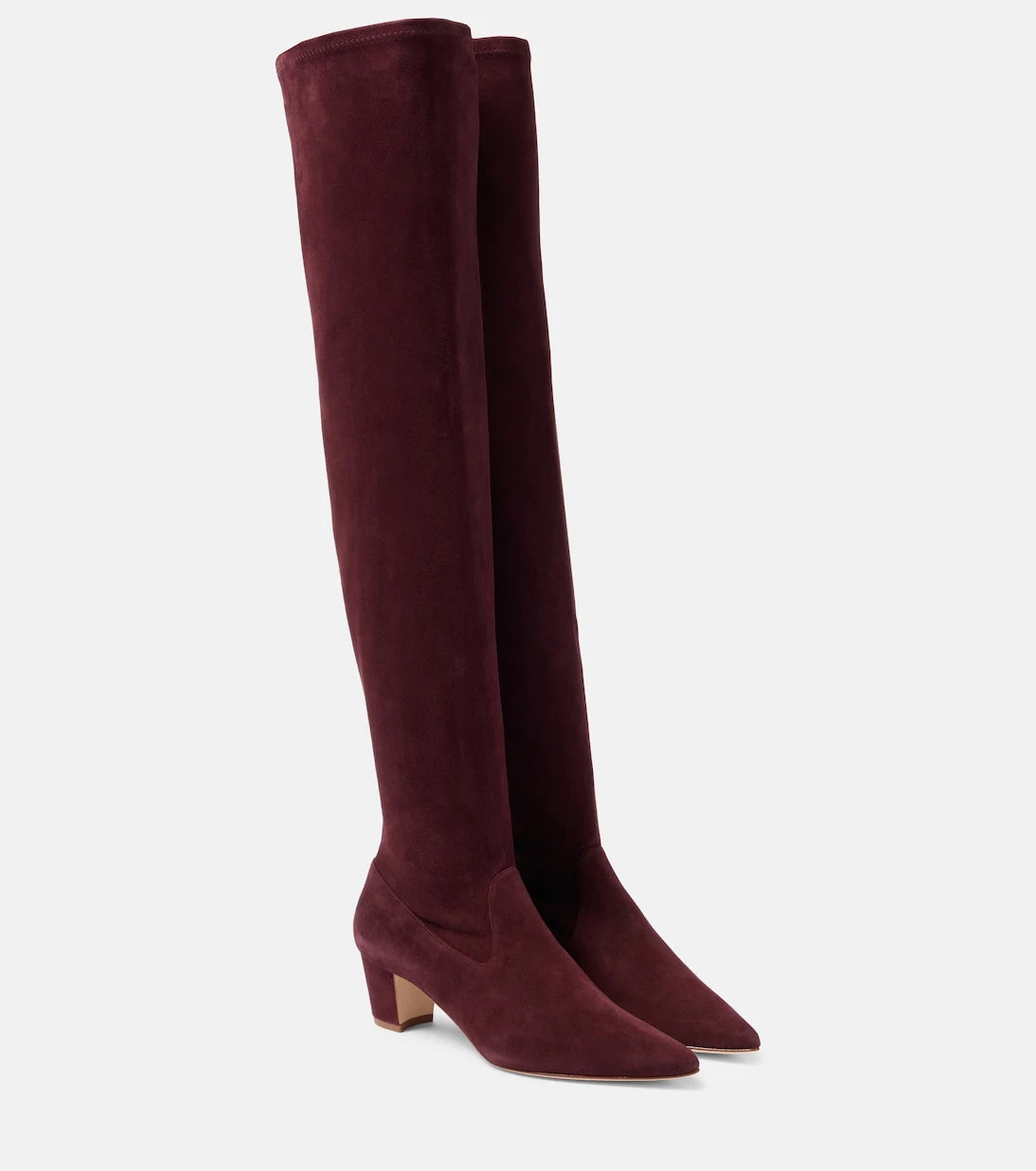 Manolo Blahnik - Lupasca suede over-the-knee boots