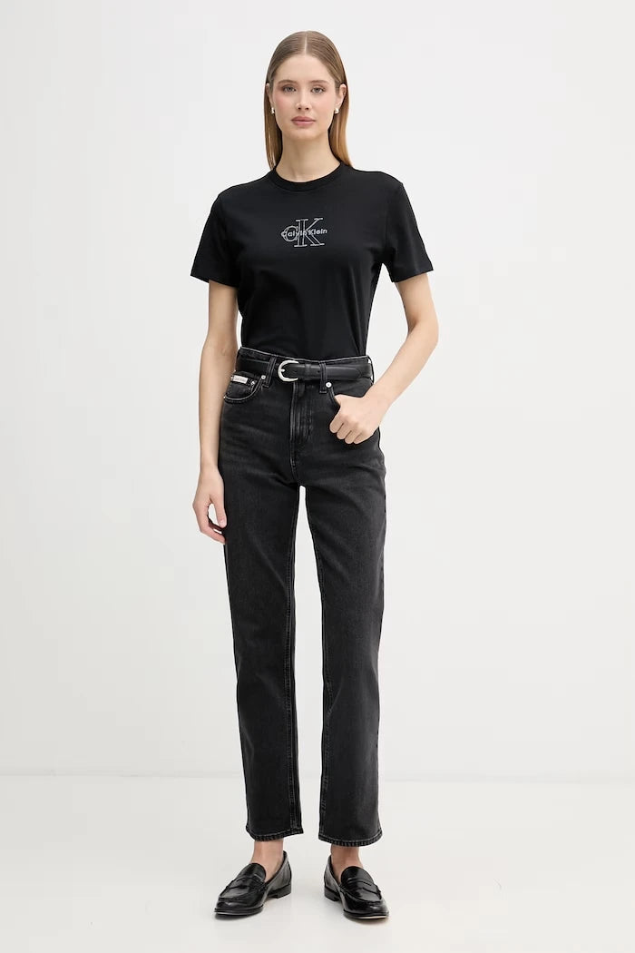 Calvin Klein Jeans kadın pamuklu tişört