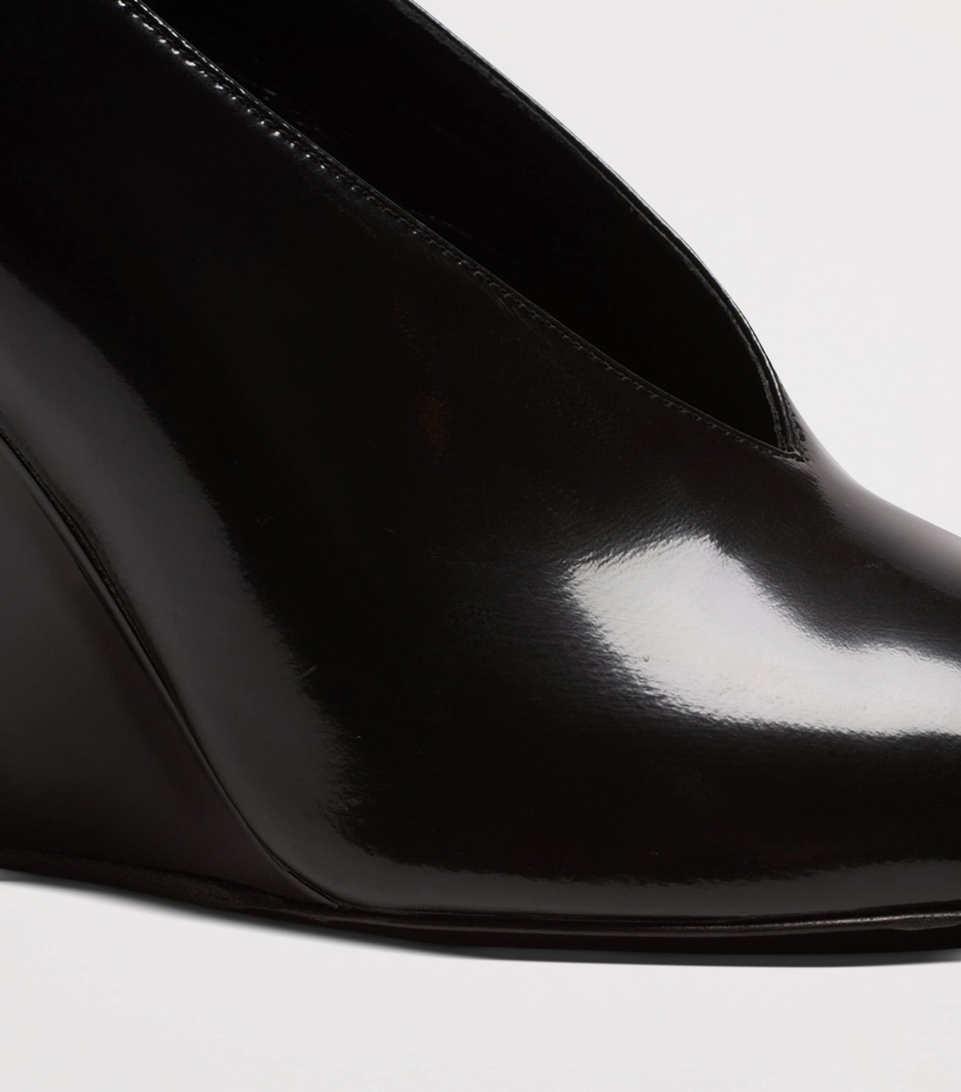 Balmain Patent Leather Wedged Pumps 95