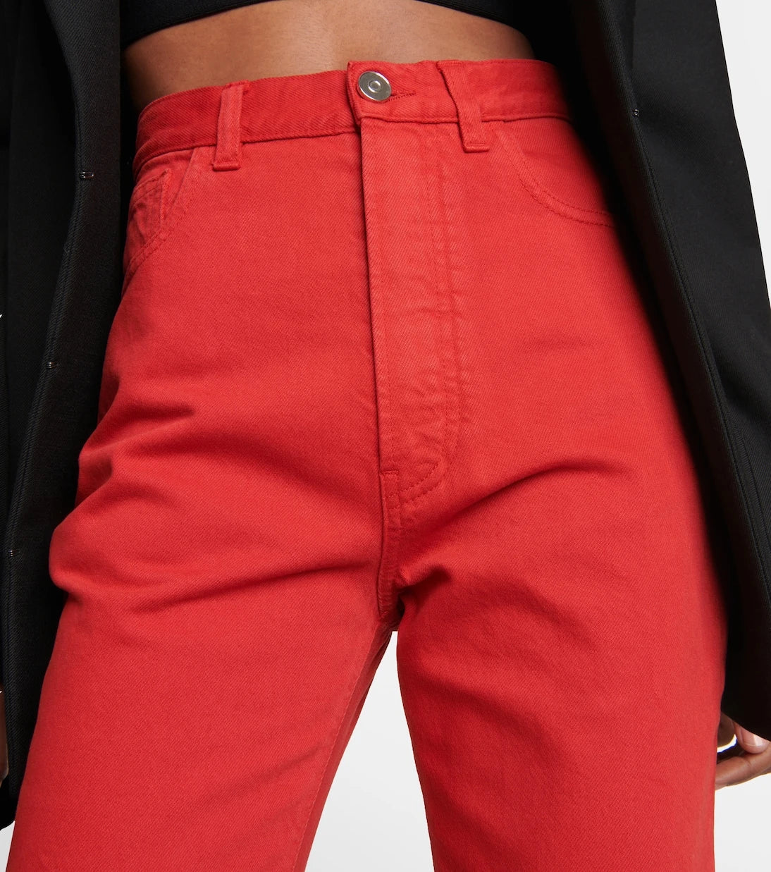 Alaïa - High-rise bootcut jeans
