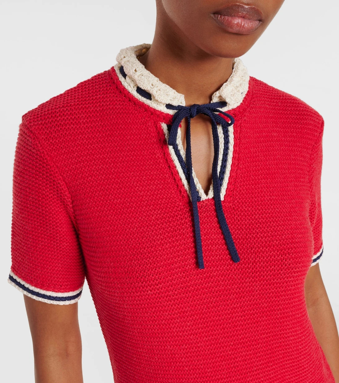 Valentino - Cotton and wool minidress