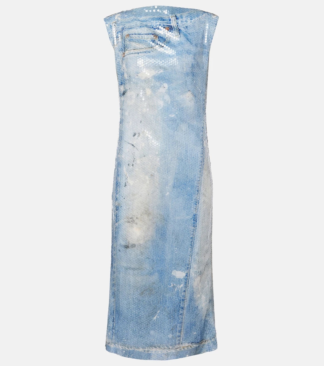 Acne Studios - Sequined printed midi dress