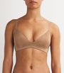 Skims Brown Wireless T-Shirt Bra