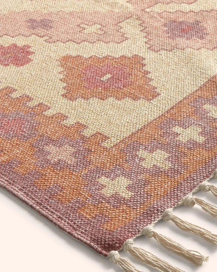 Calma House büyük pamuklu kilim 60 x 90 cm