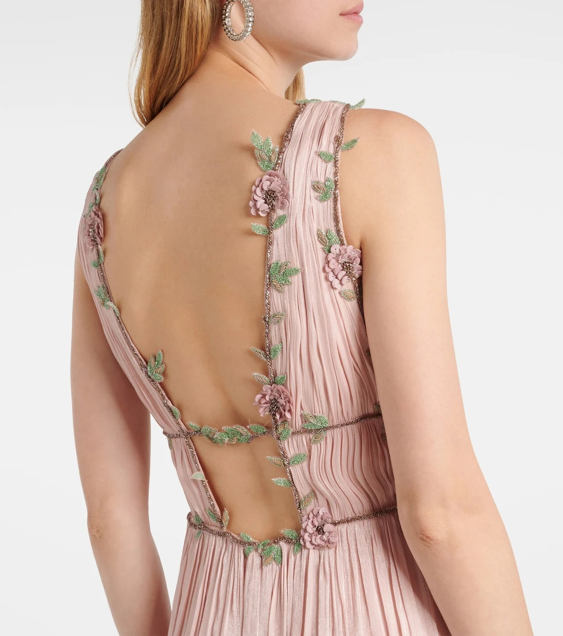 Costarellos - Nalina embellished georgette gown