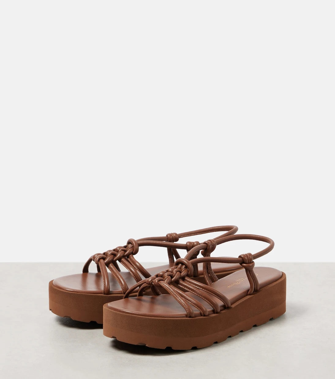 Gianvito Rossi - Hebe leather platform sandals