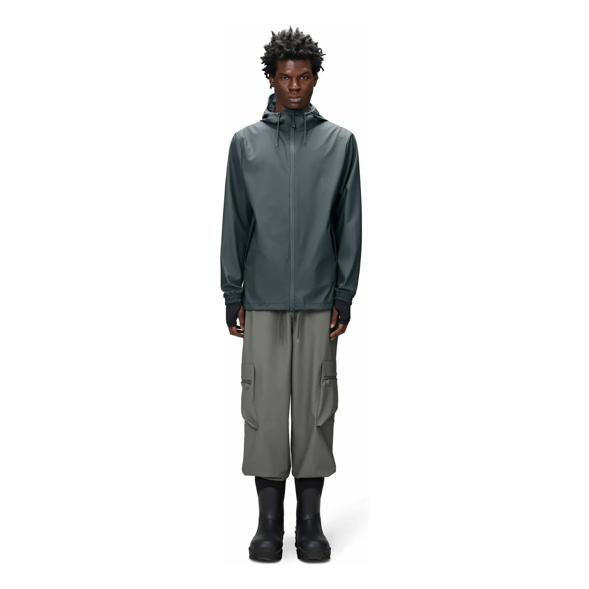 Rains - Storm Breaker W3 waterproof jacket | Lagoon Blue