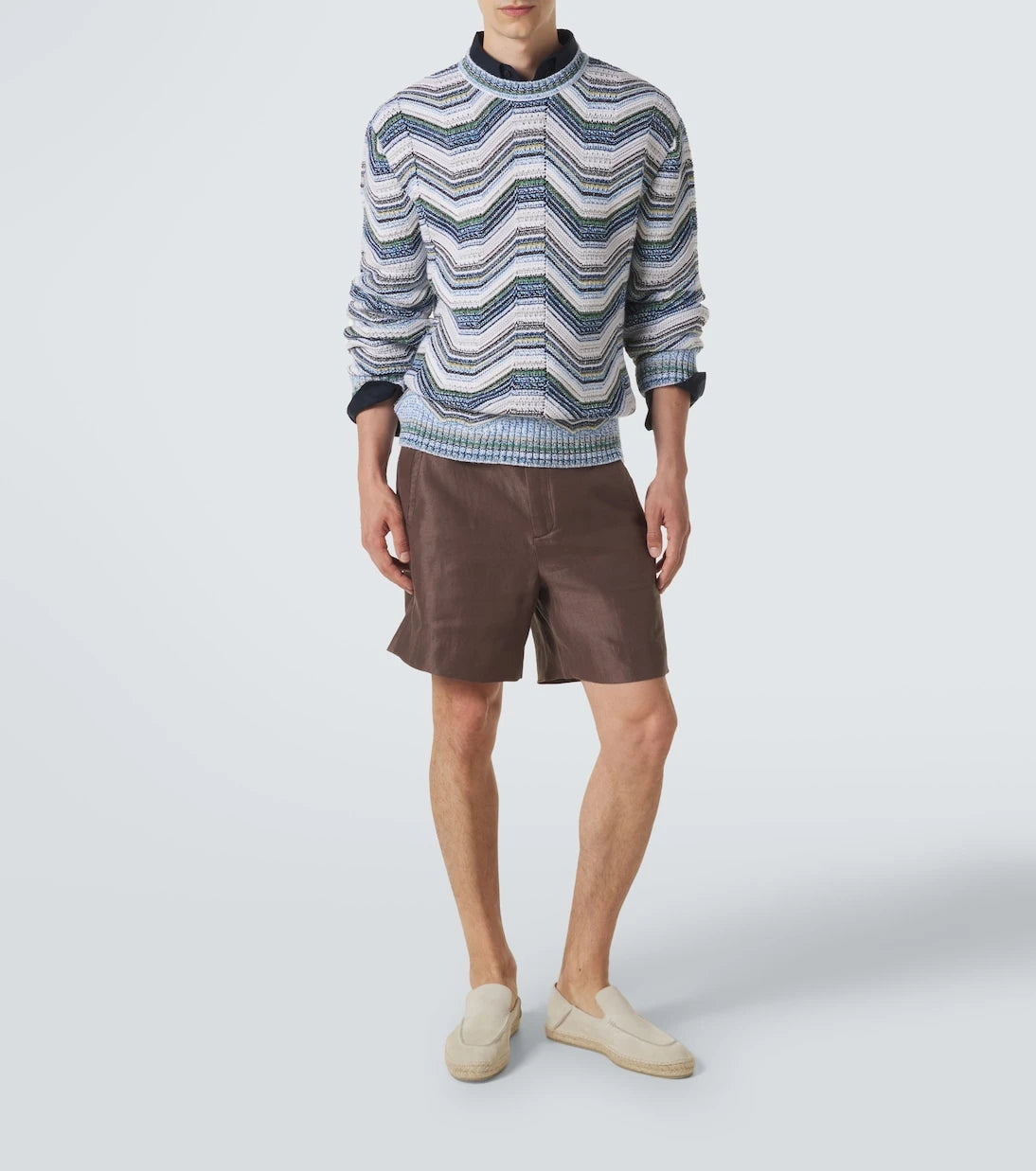 Missoni - Wave wool and cotton-blend sweater