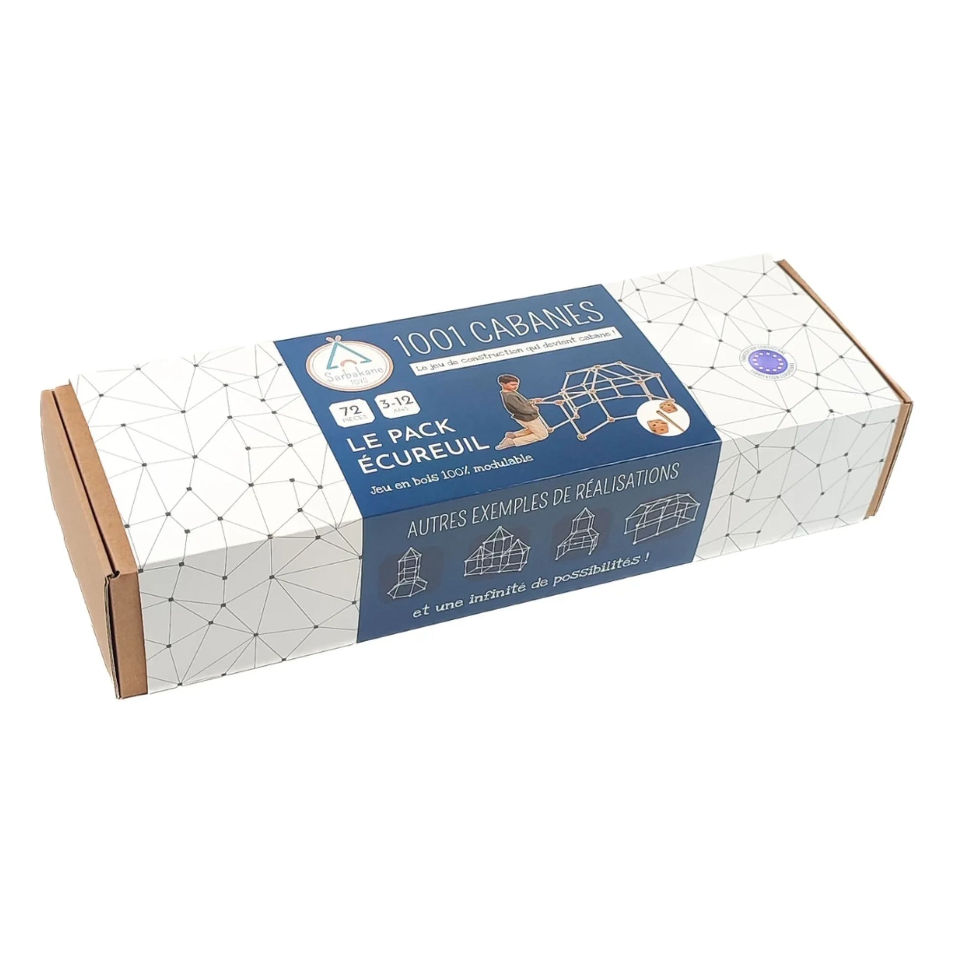 Sarbakane - Cabin to build - Squirrel Pack - 72 pieces