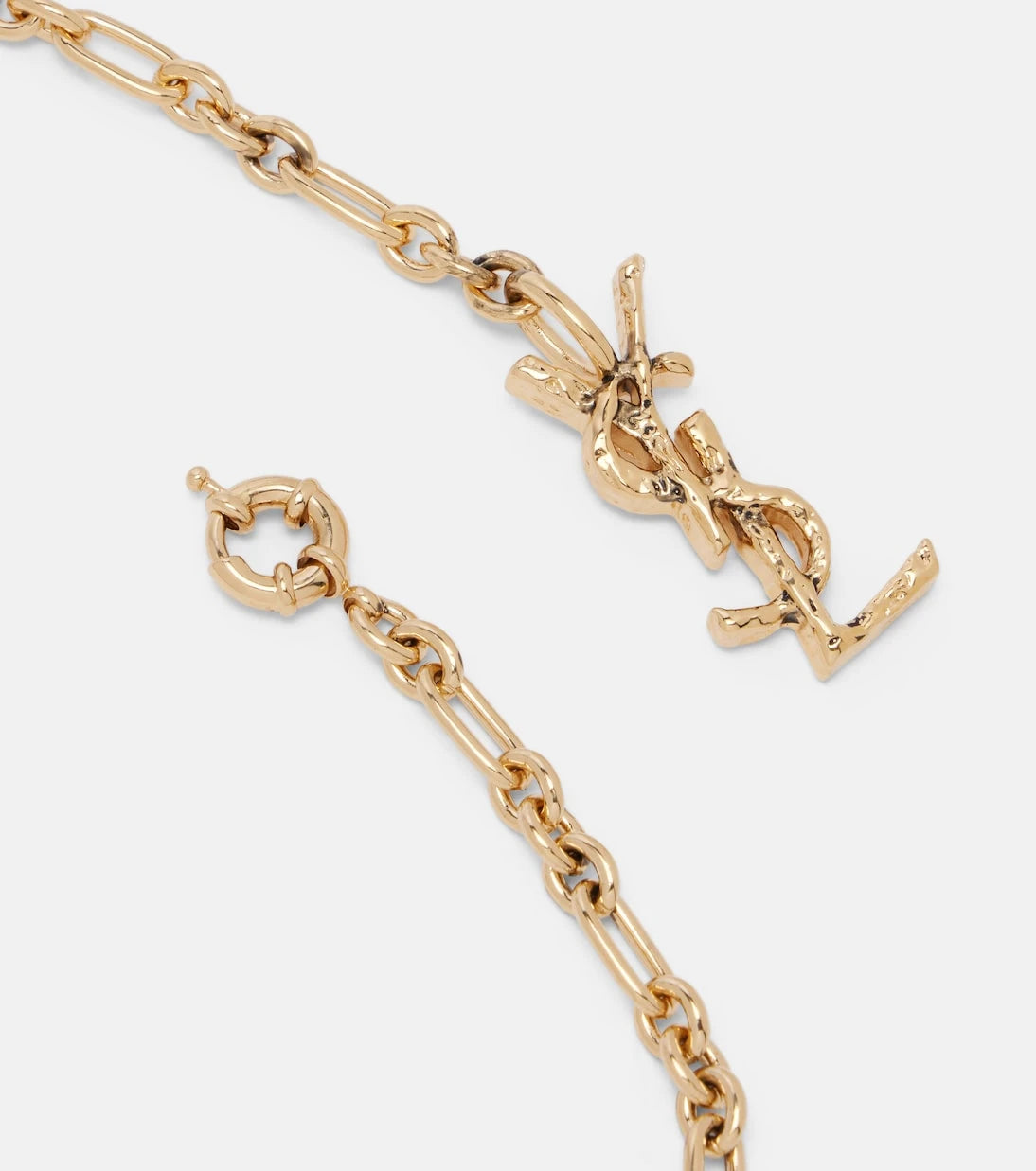 Saint Laurent - Cassandre embellished chain necklace