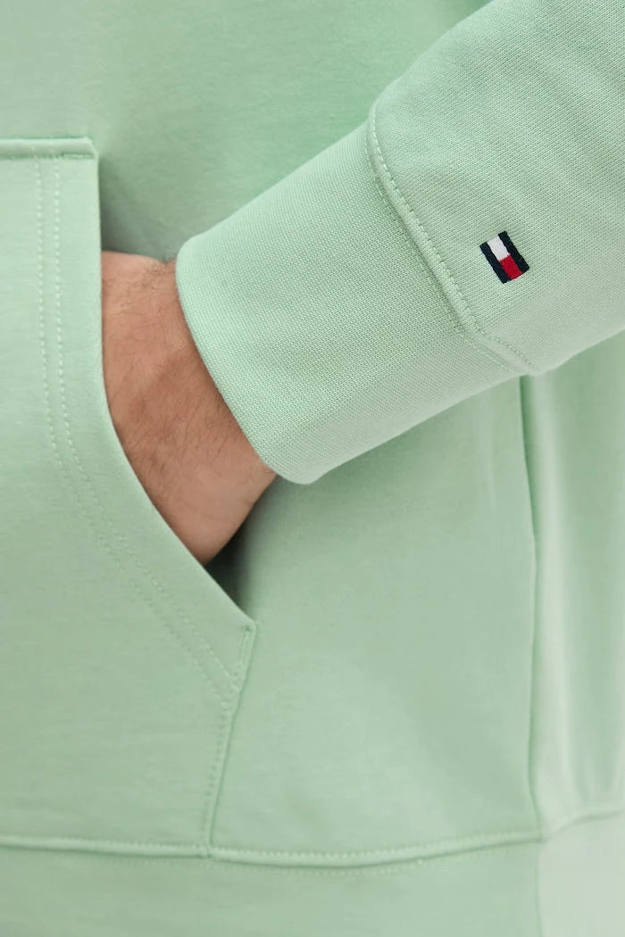 Tommy Hilfiger kapüşonlu erkek pamuklu sweatshirt